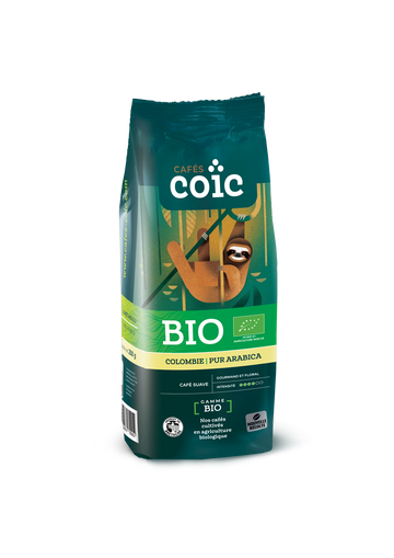 Café Bio Colombie, 250 gr Moulu